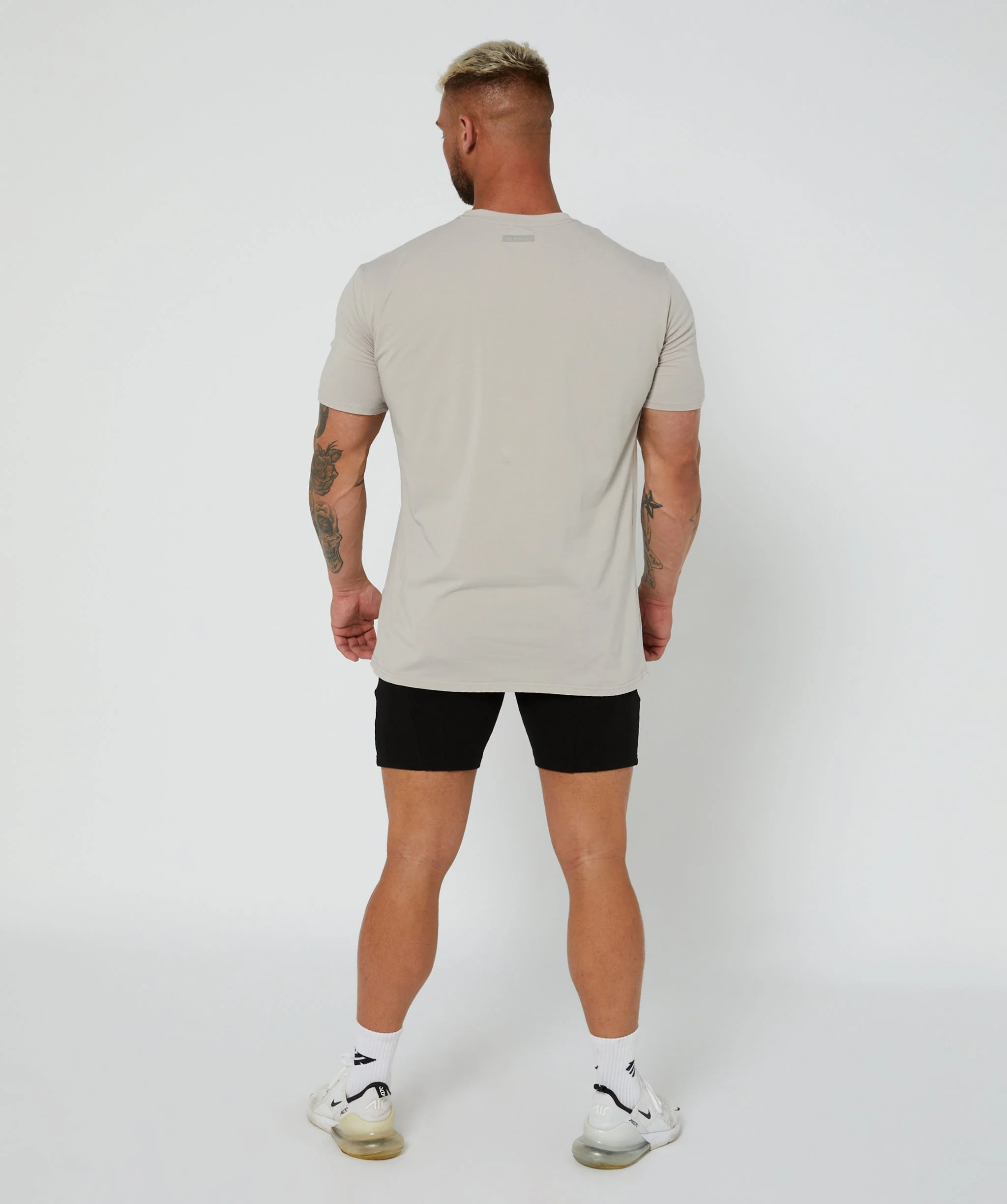 Brace Standard T-Shirt (Stone) by OneMoreRep - Image 2