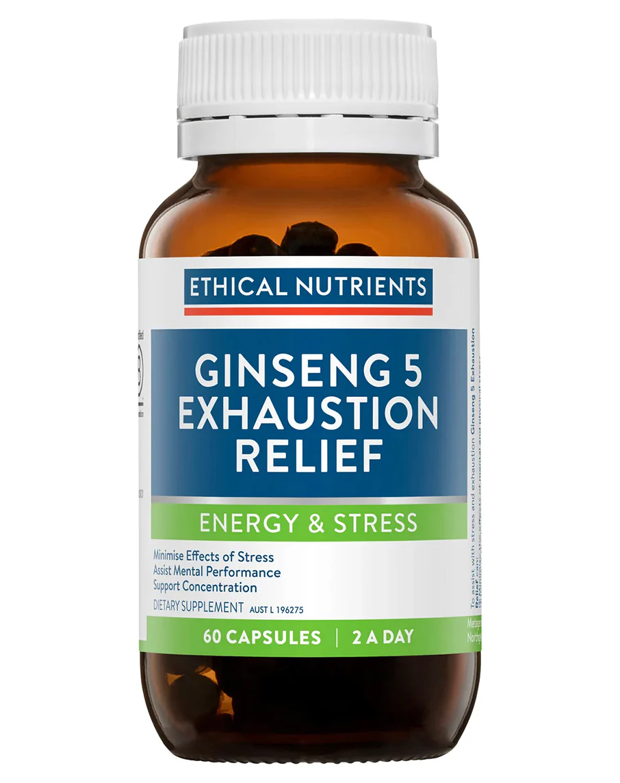 Ginseng 5 Exhaustion Relief by Ethical Nutrients