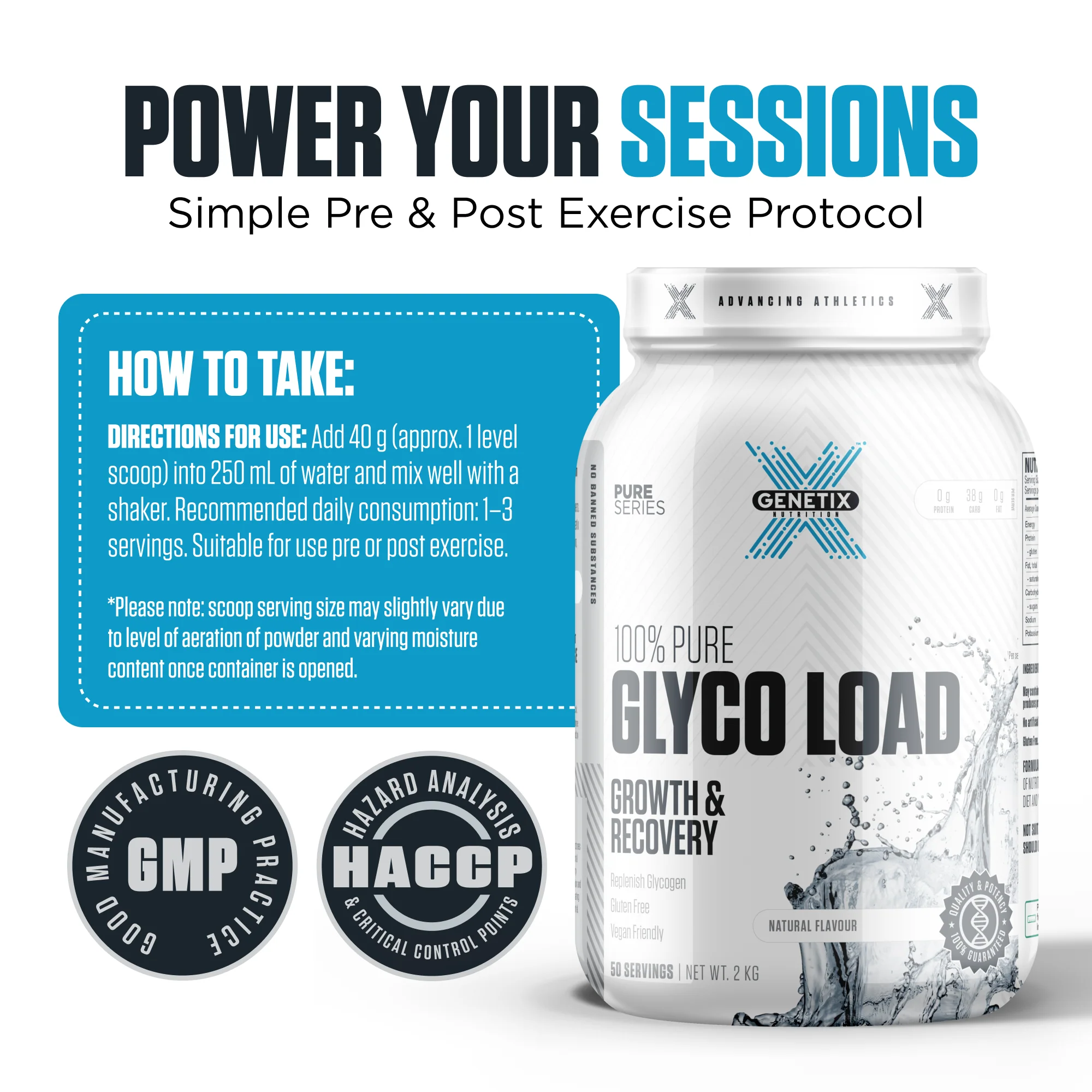 100% Pure Glyco Load by Genetix Nutrition - Image 6