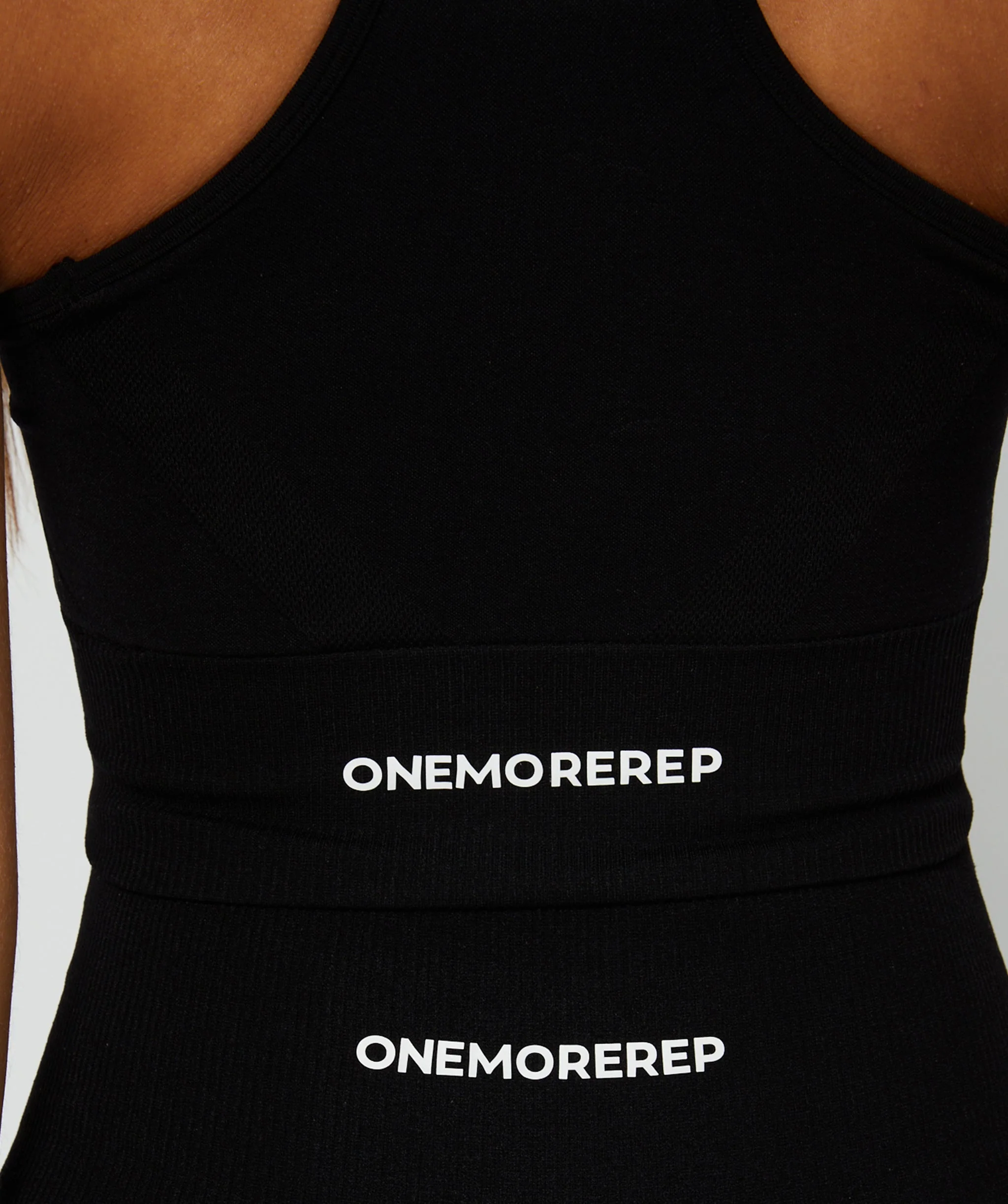 Luxe Seamless Sports Bra (Black) by OneMoreRep - Image 4