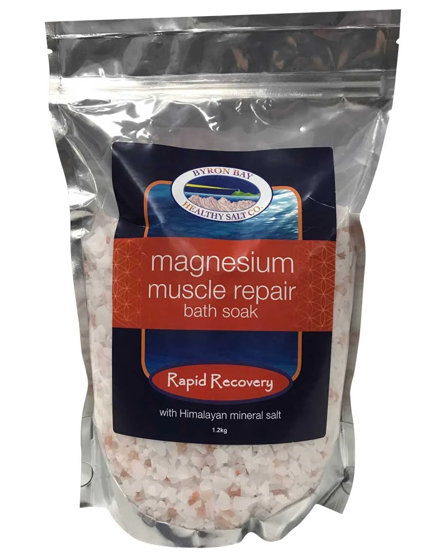 Magnesium Muscle Repair Bath Soak by Byron Bay Healthy Salt Company