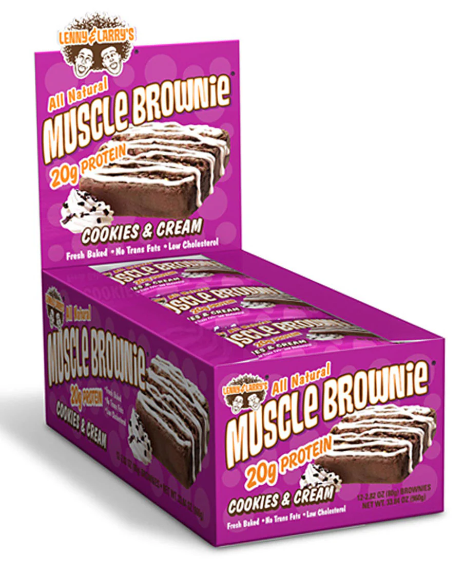 Muscle Brownie - Cookies & Cream by Lenny & Larry's - Image 5