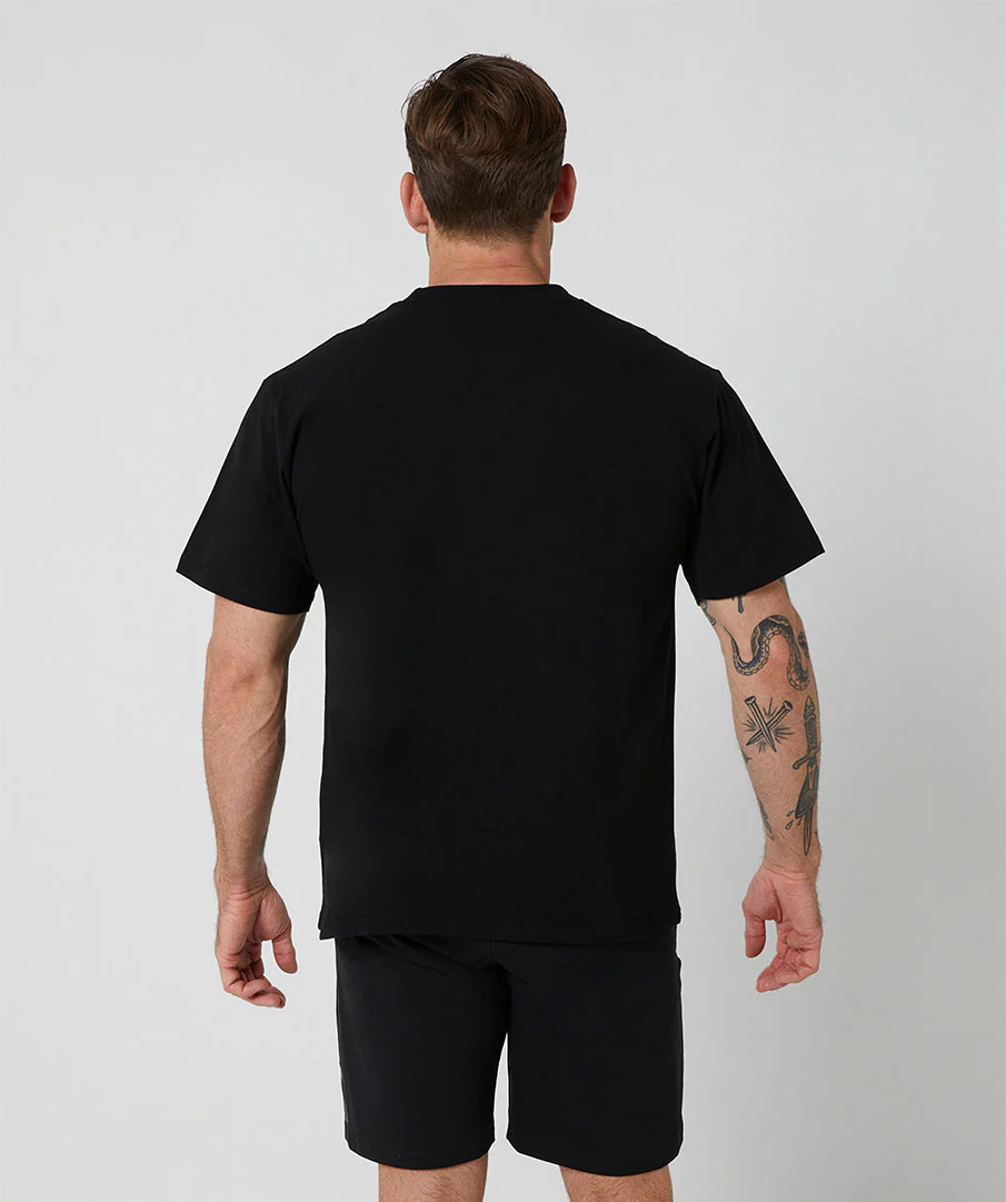 Oversized Pump Unisex Tee Black/White by OneMoreRep - Image 8