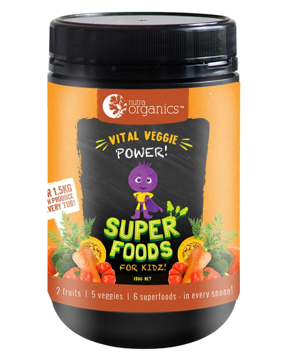 Super Foods for Kidz (Vital Veggie Power) by Nutra Organics