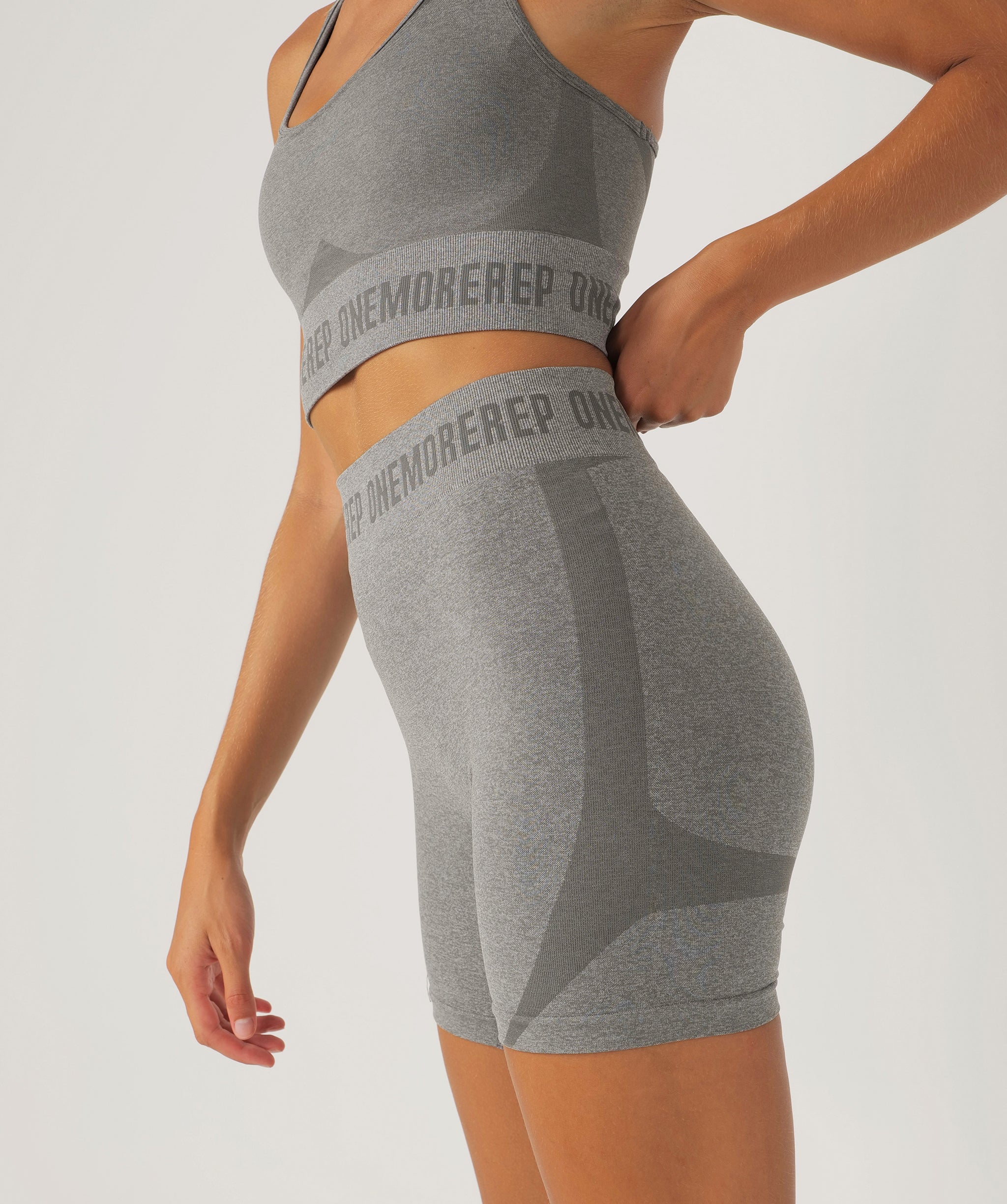 True Seamless Booty Shorts (Grey) by OneMoreRep - Image 6