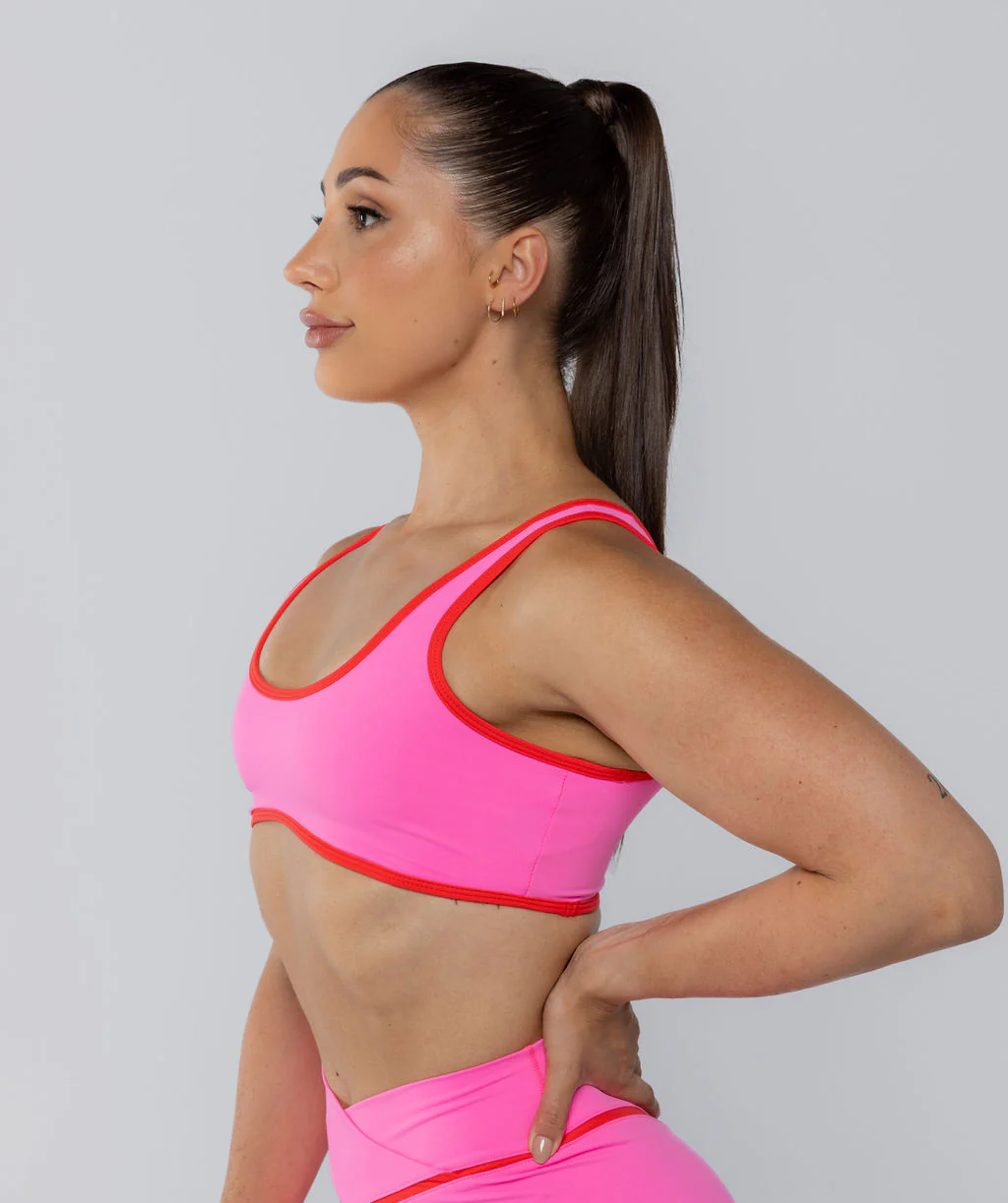 Two Tone Bralette Pink Sherbet by OneMoreRep - Image 10