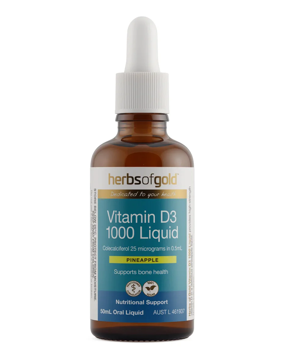 Vitamin D3 1000 Liquid by Herbs of Gold